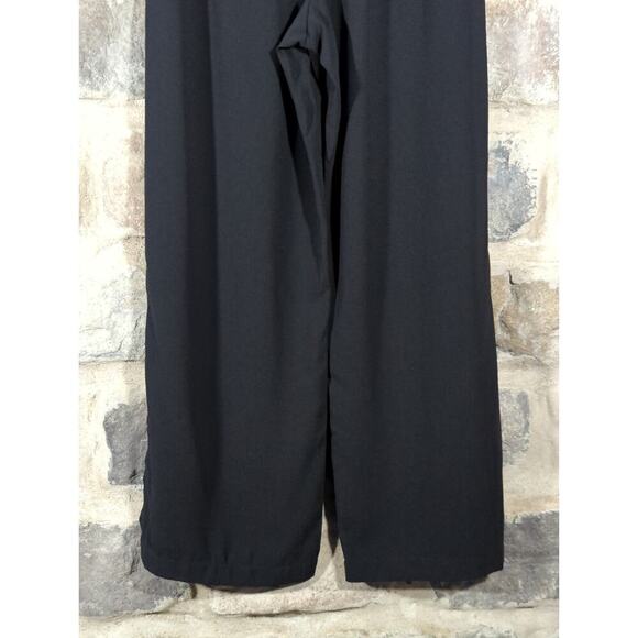 Evereve Sanctuary Pants Woman's‎ Medium Black Wide Leg Split Hem NEW CP0860BE4 - Picture 7 of 13